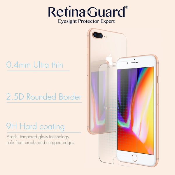 Anti Blue Light Tempered Glass Screen Protector for iPhone X